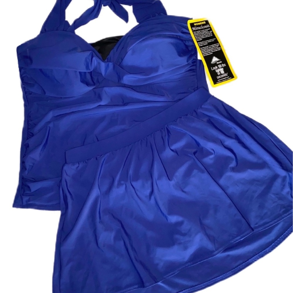 Miracle suit marine blue swimsuit